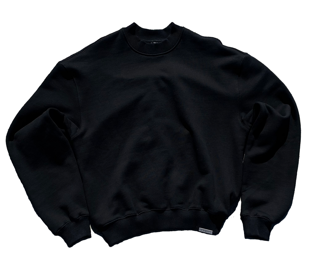 Men's Crewneck Sweatshirts | Black Sweatshirt | Cold_Mind
