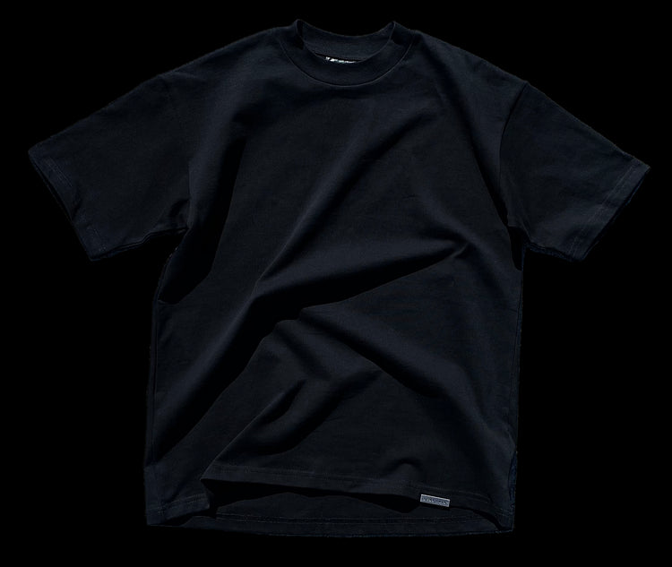 Black Cotton T-shirt | Cotton Black Tee Shirts | Cold-Mind